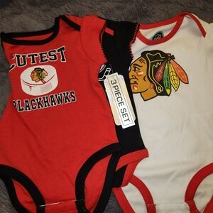 Kids 3 Piece Set - Red, Black, White Girls